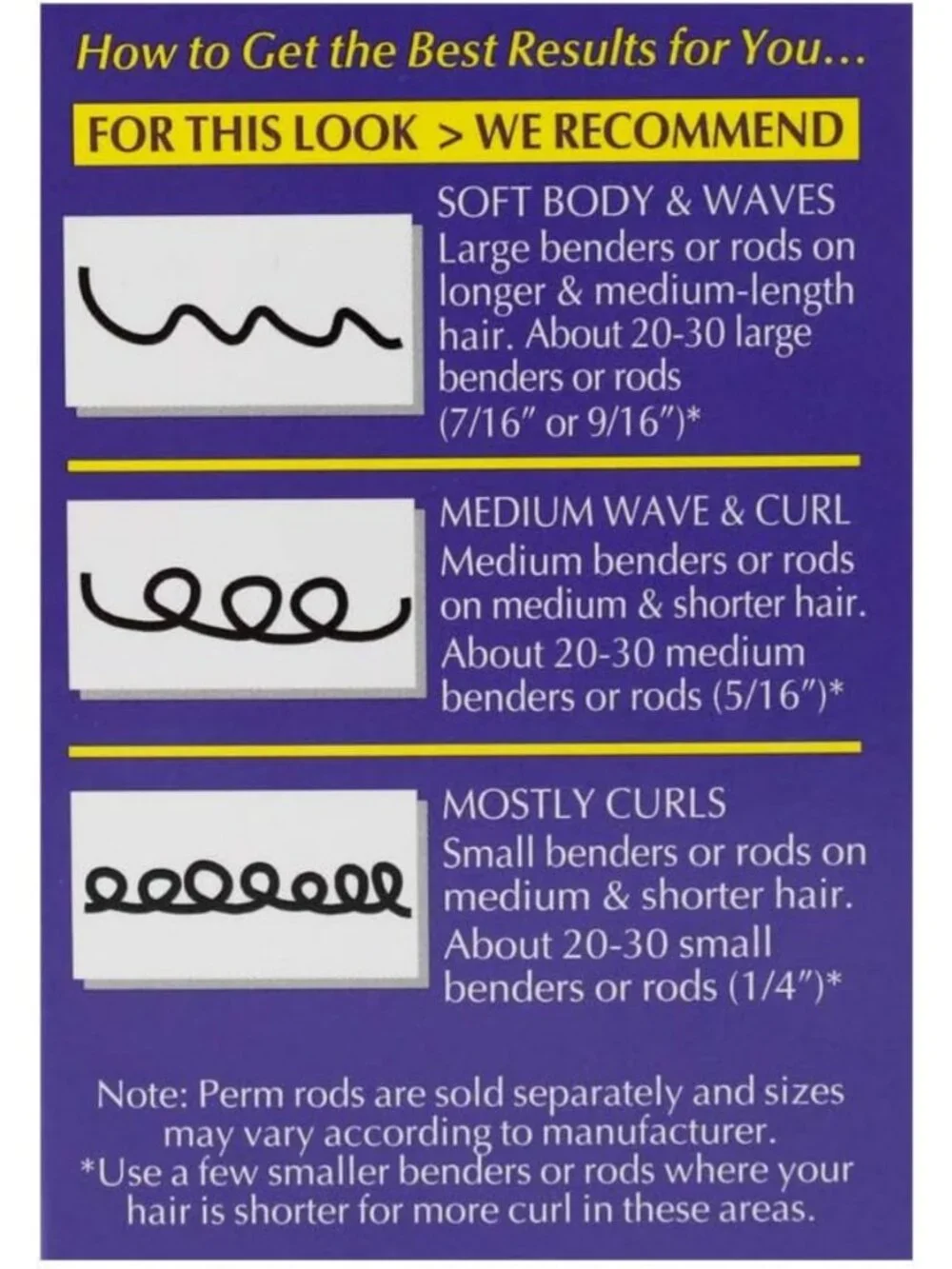 Perm Solution for Normal Hair - Pack of 2, Long-Lasting Curls & Waves